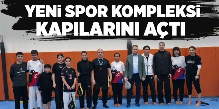 Yeni spor kompleksi kapılarını açtı